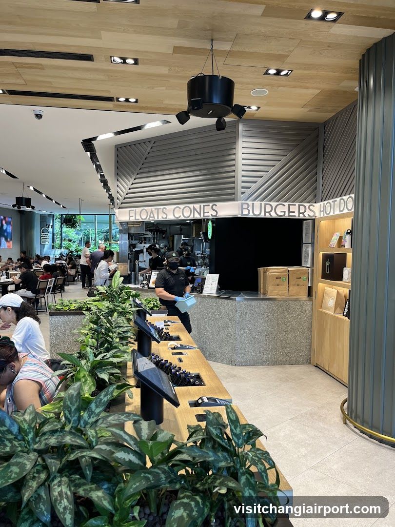 Starbucks Interior with Counter and Staff