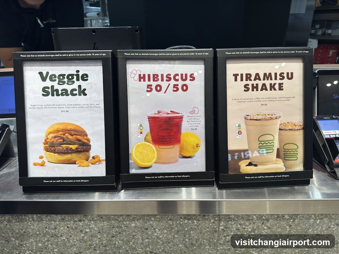 Shake Shack Menu Display