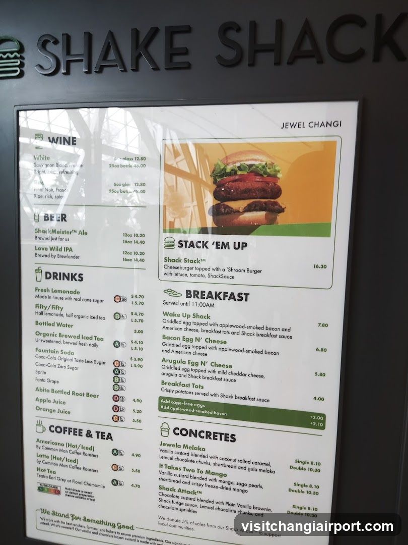 Shake Shack Menu Board