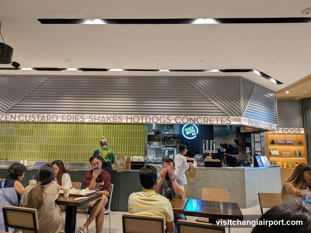 Food Court Interior Scene