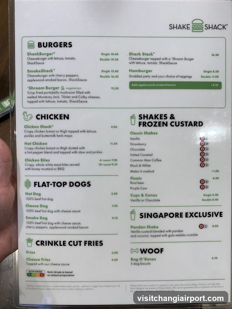 Shake Shack Menu