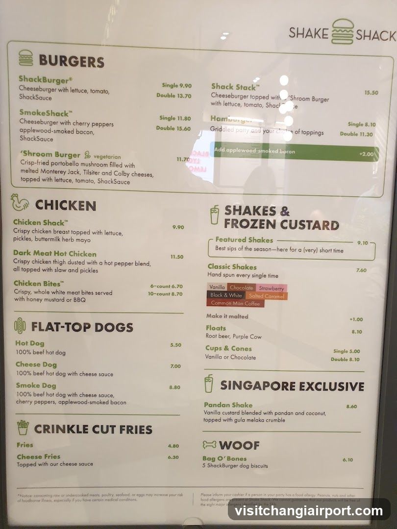 Shake Shack Menu Board