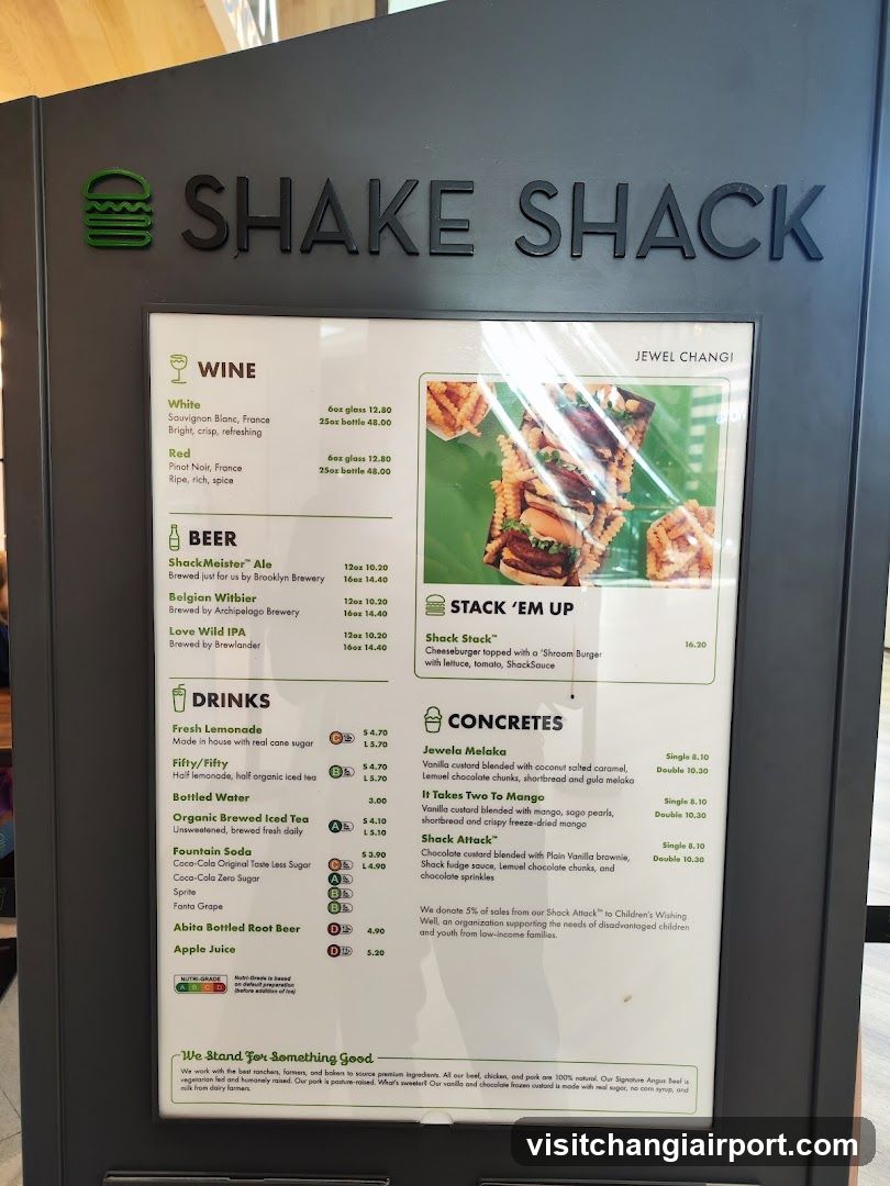 Shake Shack Menu Board