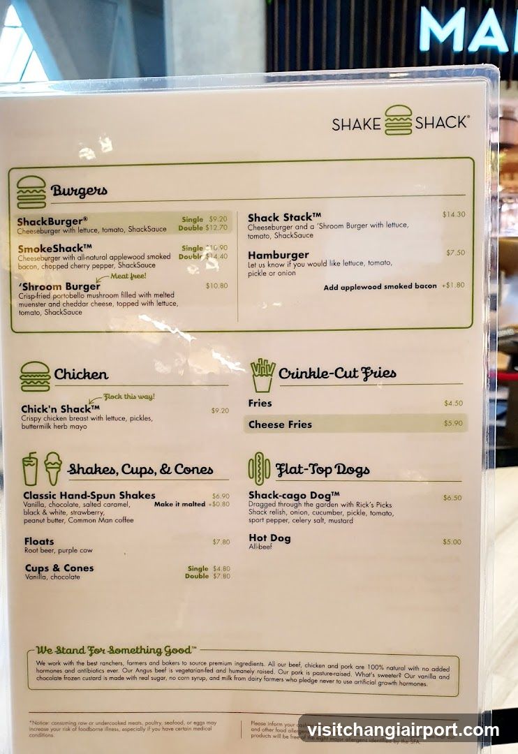 Shake Shack Menu