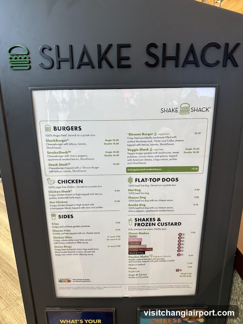 Shake Shack Menu Board
