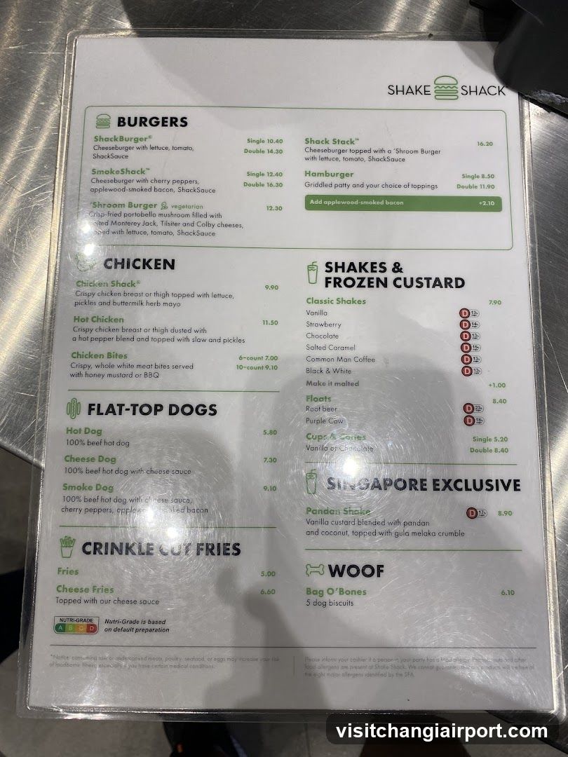 Shake Shack Menu
