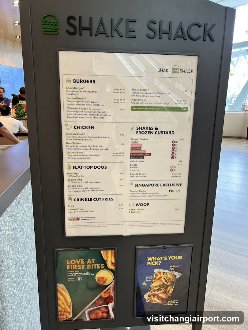 Shake Shack Menu Board