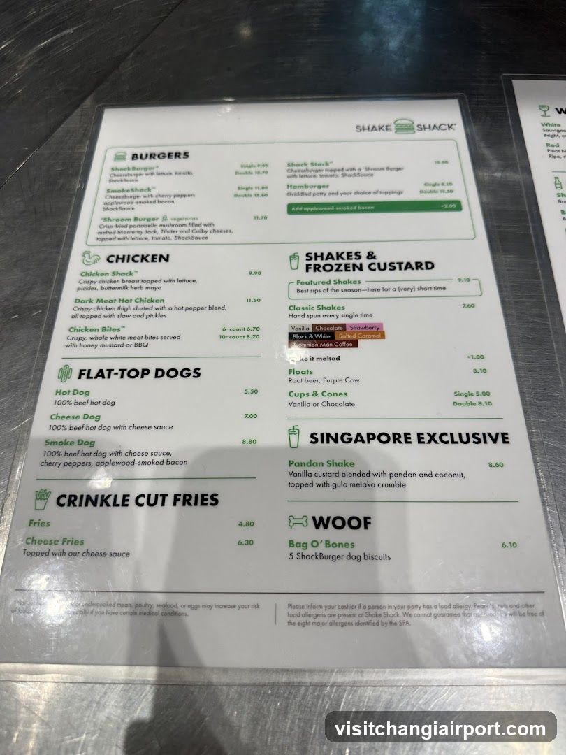 Shake Shack Menu