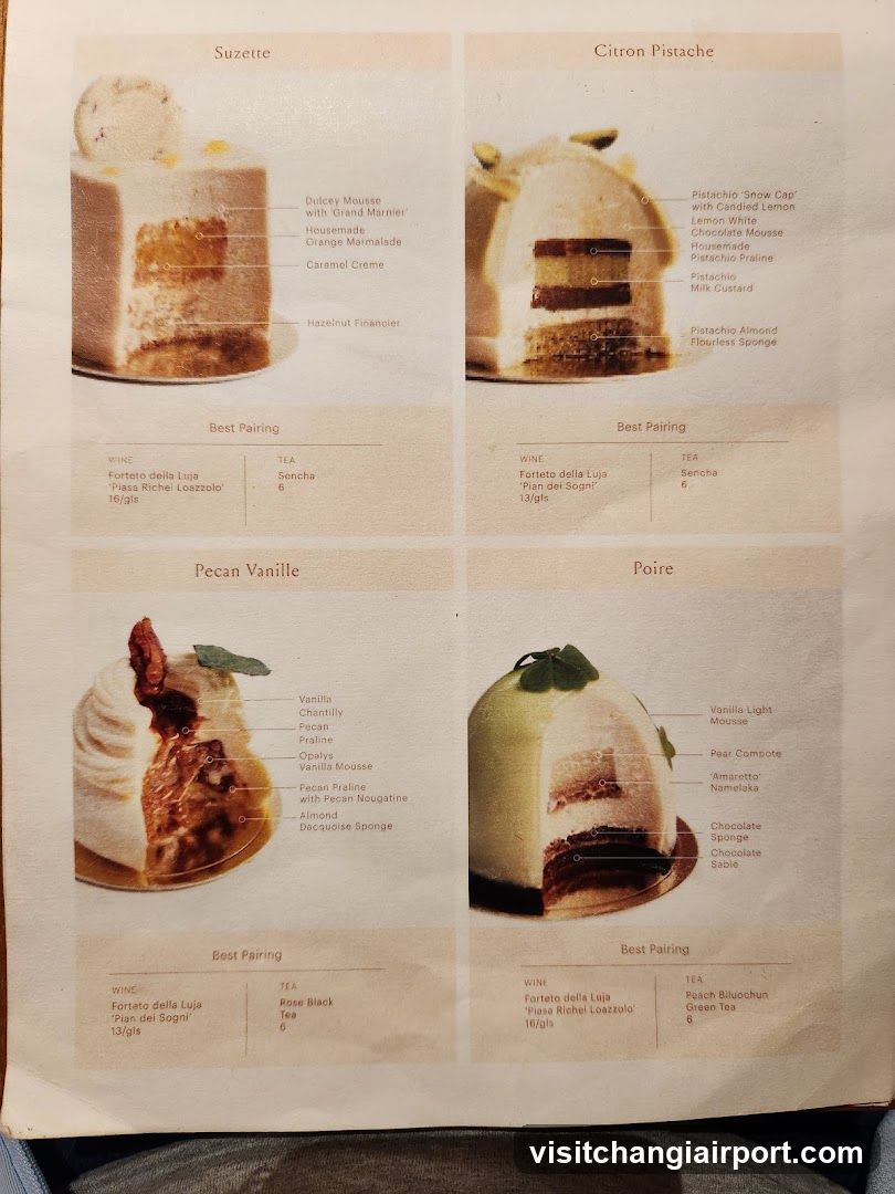 Dessert Menu