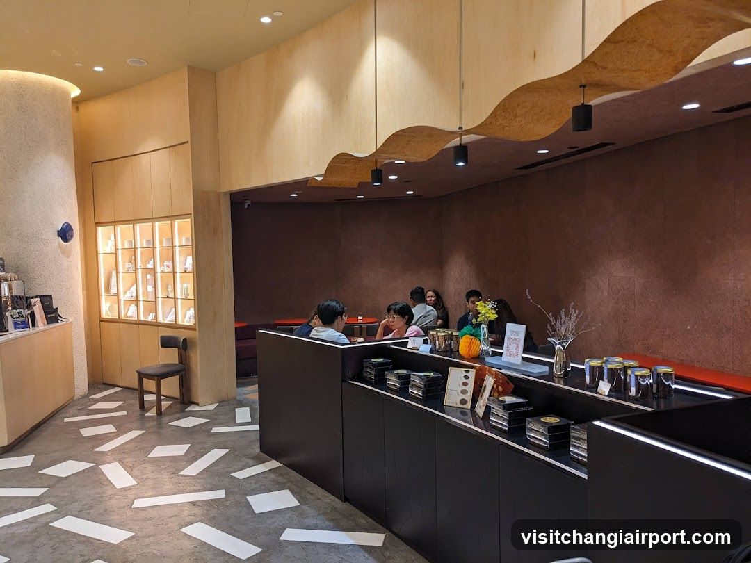 Interior of a modern cafe or shop