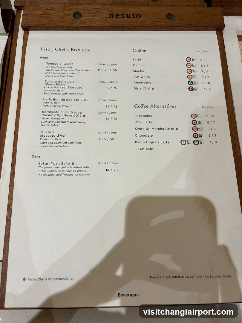 nesuto Menu