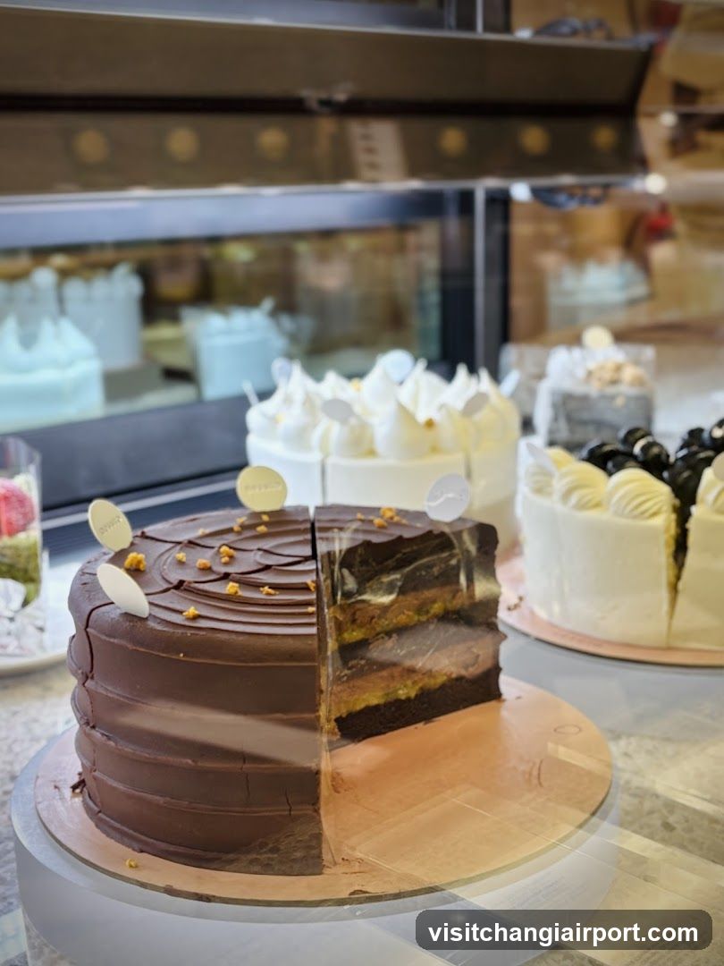 Chocolate Cake Display