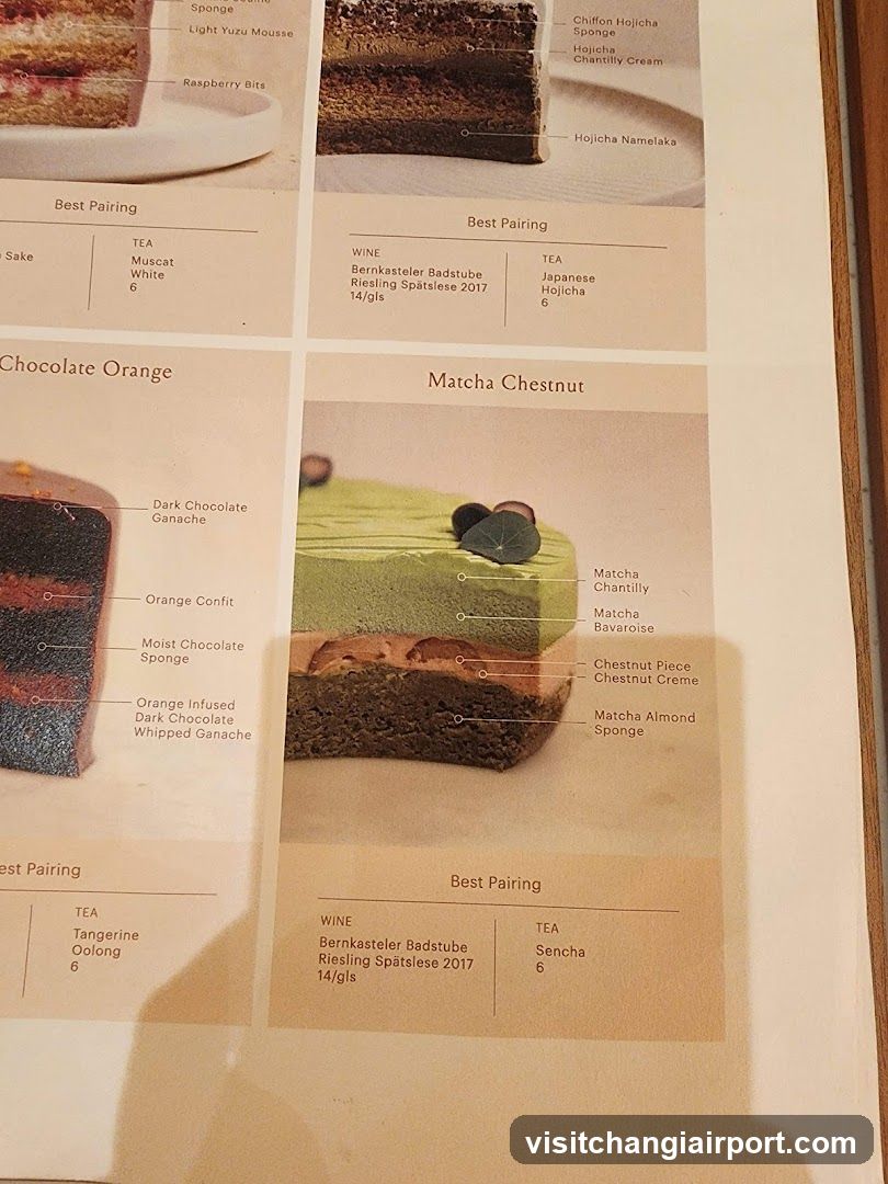 Cafe Dessert Menu