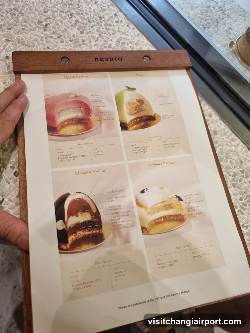 Dessert Menu