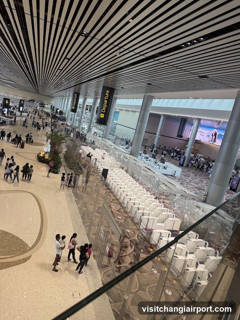 Airport Departure Hall Interior