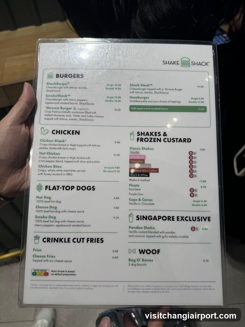 Shake Shack Menu