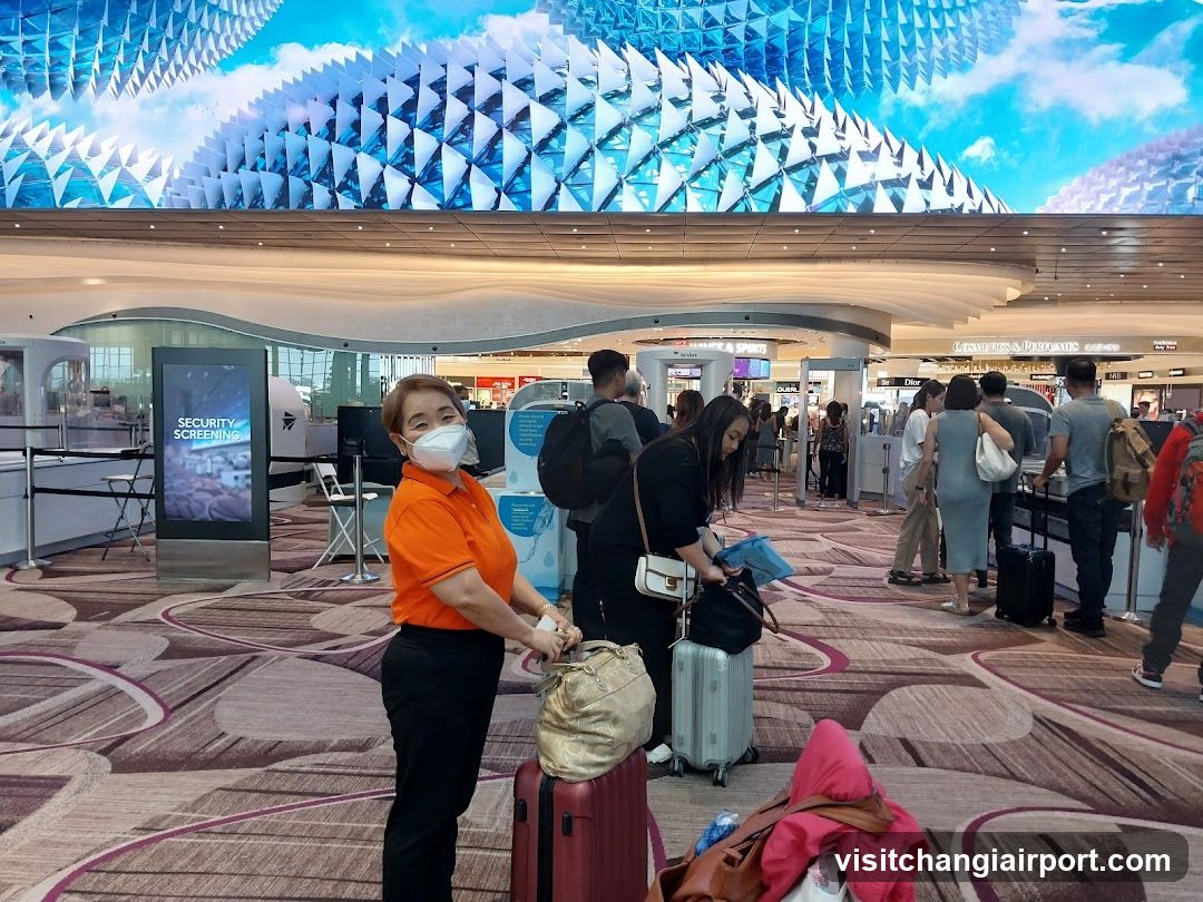 Airport Security Checkpoint Area