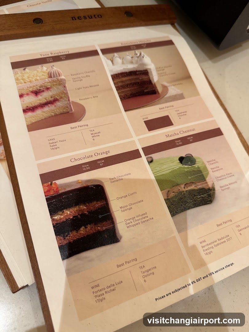 Dessert Menu