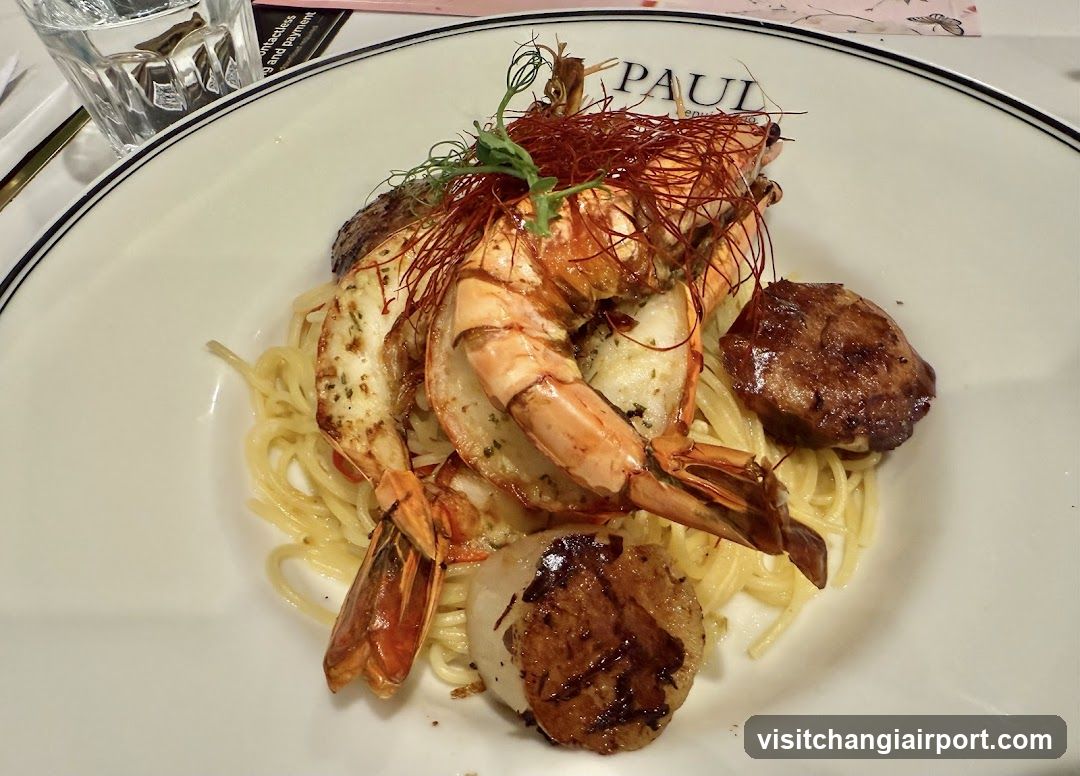 Shrimp Pasta with Scallops and Sausage