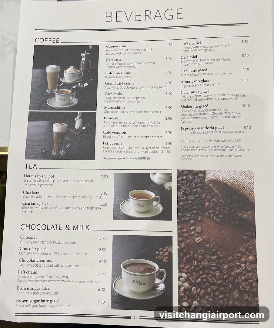 Beverage Menu