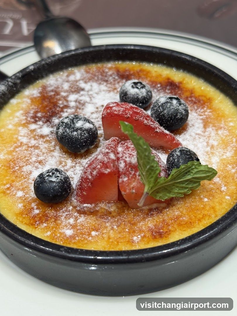 Crème Brûlée with Berries