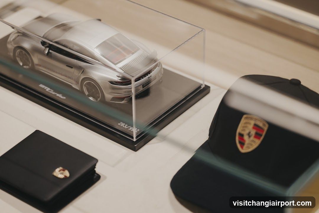 Porsche Model Car Display