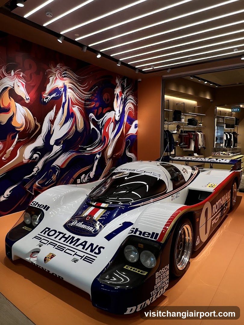 Porsche 962 in Rothmans Storefront
