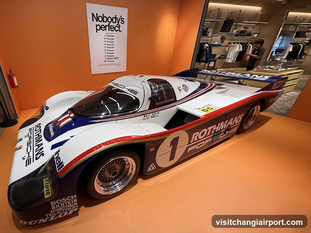 Porsche 956 Rothmans Display