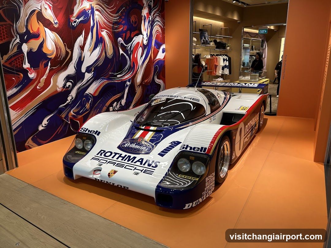 Porsche 962 Rothmans Display