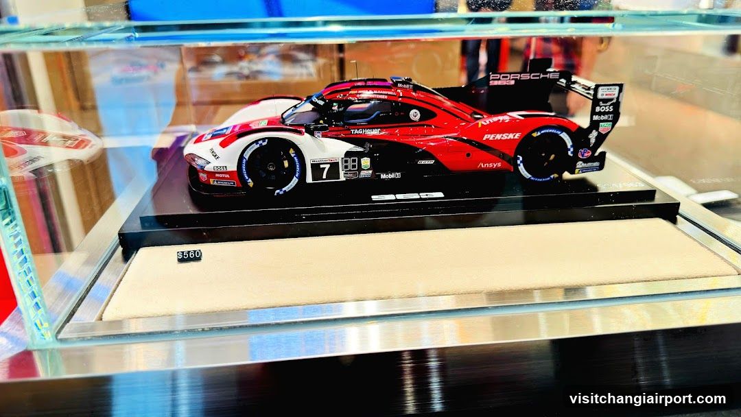 Porsche Model Car Display