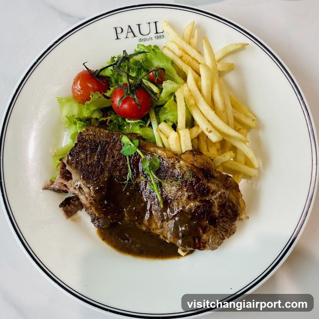 Paul Steak & Fries Plate