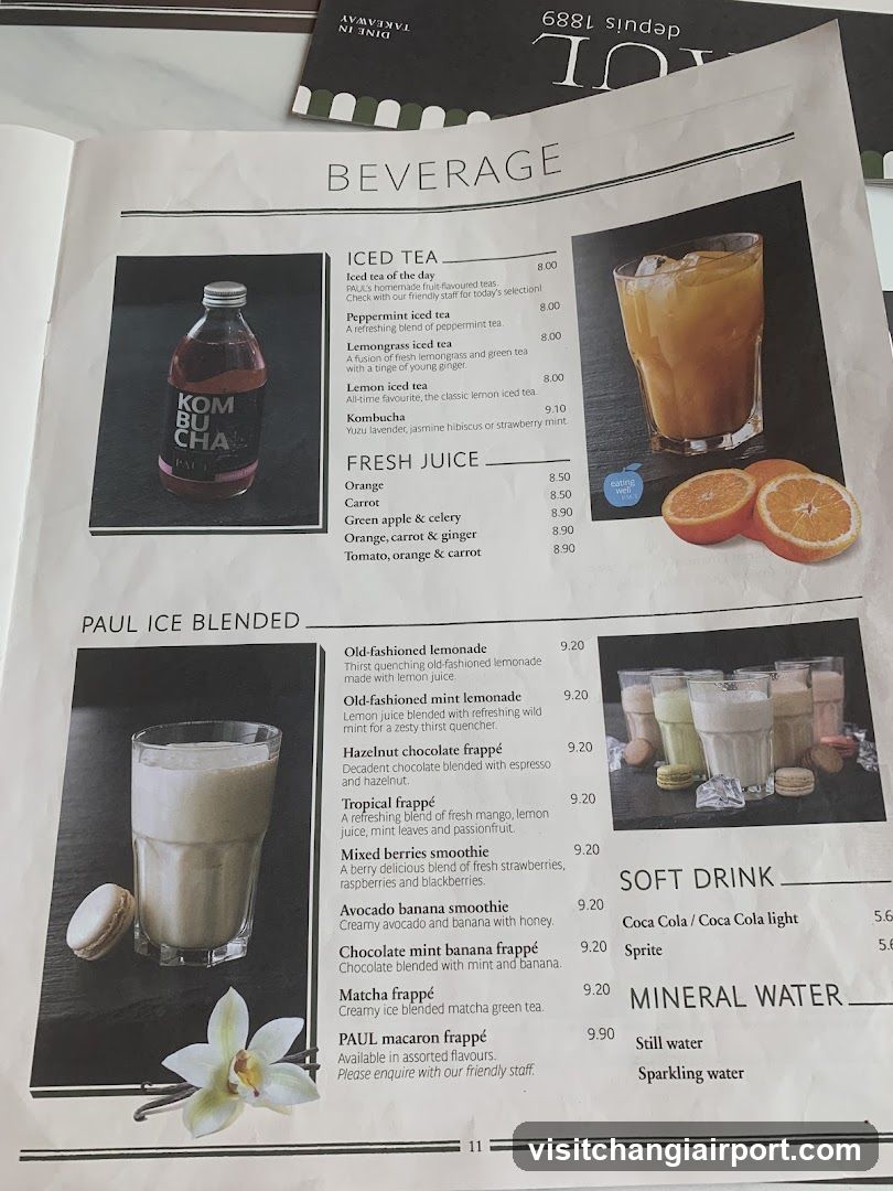 Beverage Menu Page