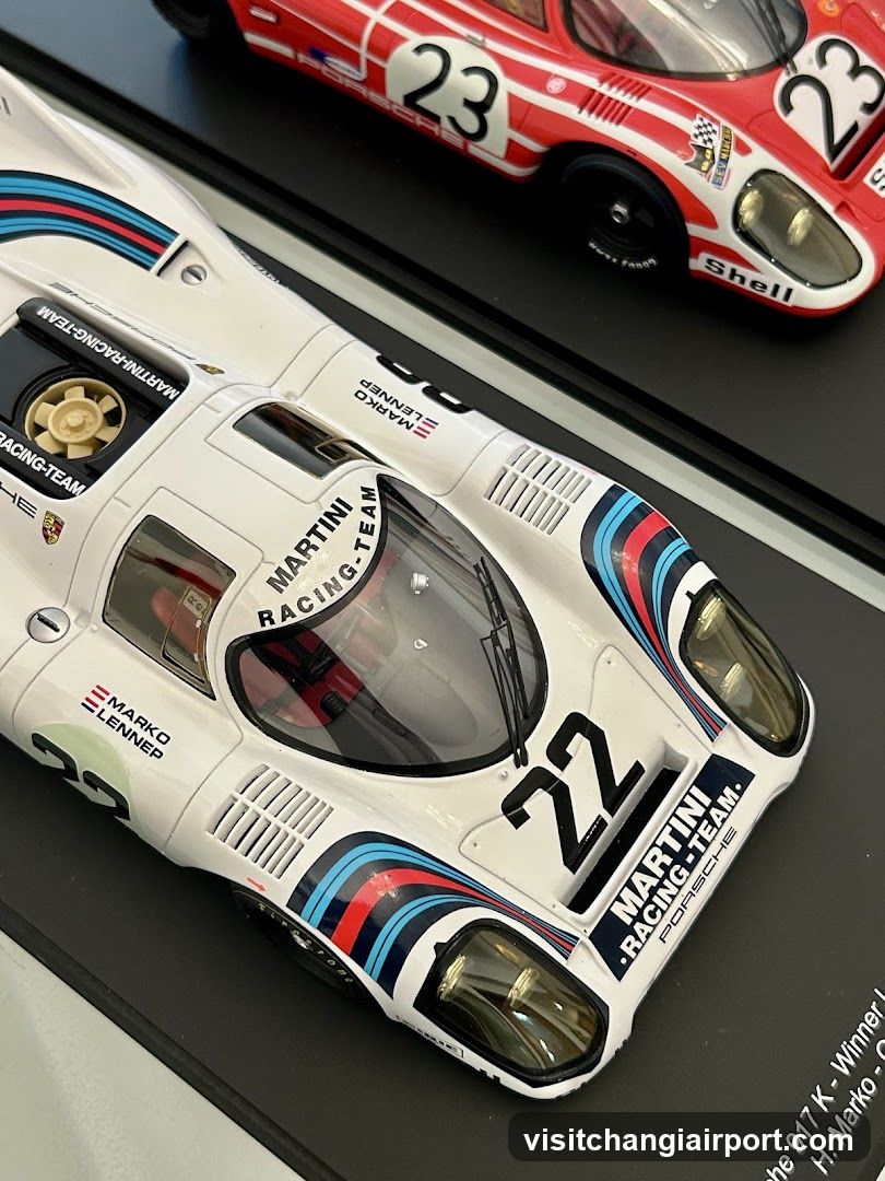 Porsche 917 Kiemer Model Cars Display