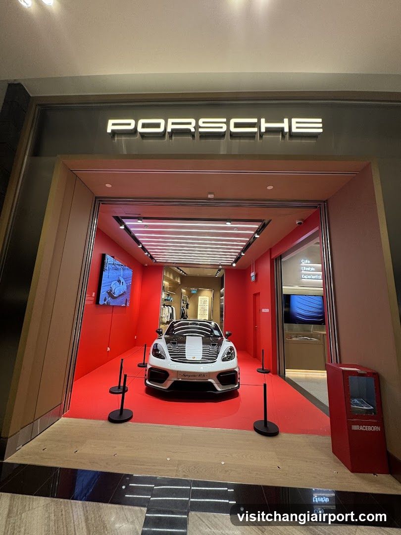 Porsche Store Entrance