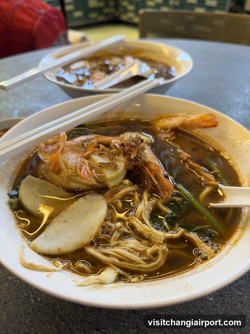 Noodle Bowl with Shrimp and Tofu Skin