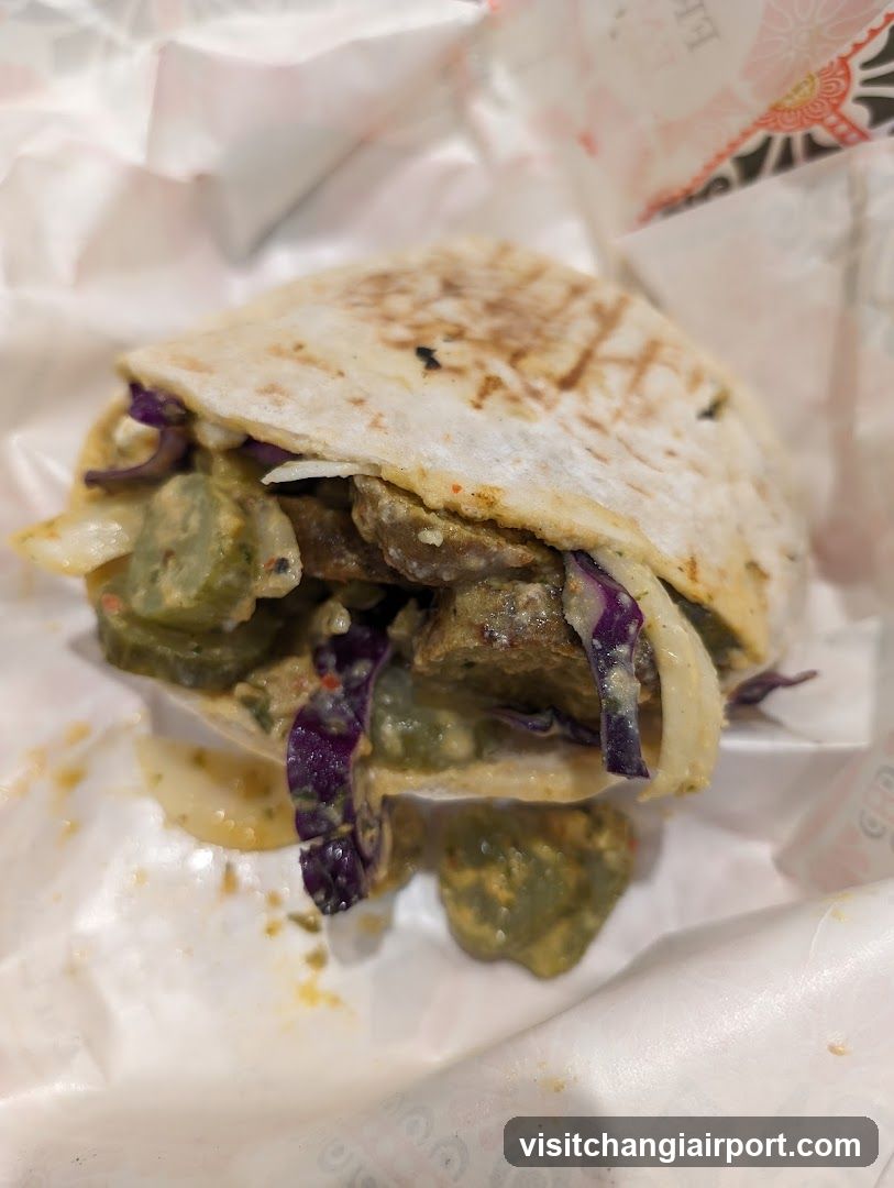 Pita Sandwich with Fajita Fillings