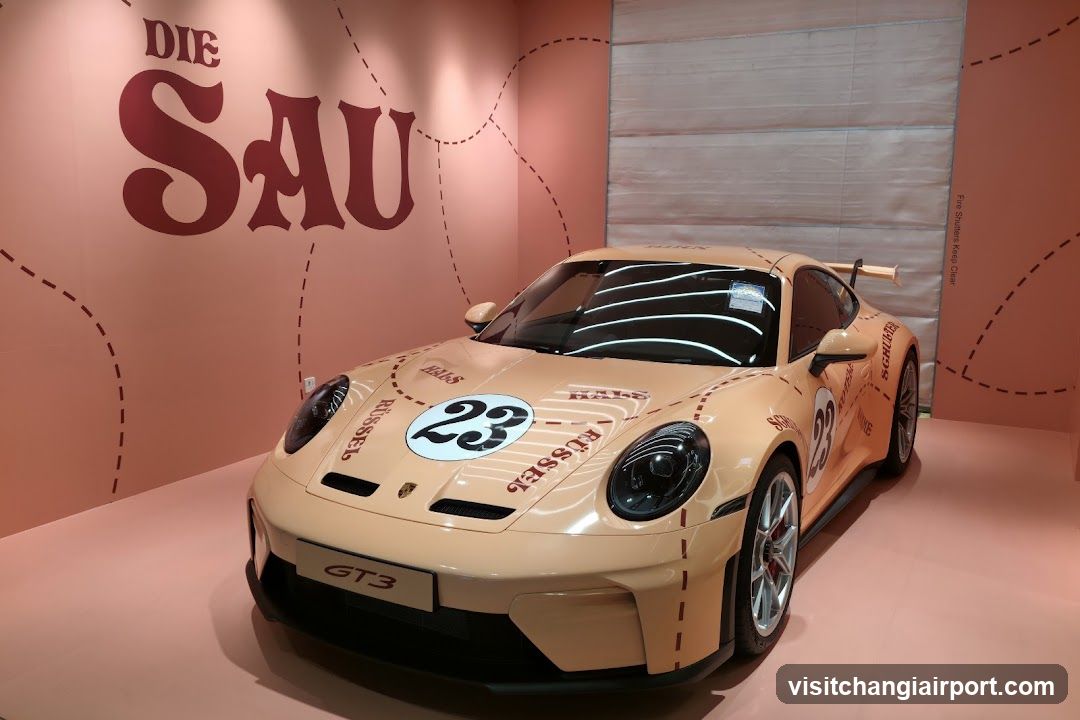 Porsche GT3 in Die Sau Exhibition
