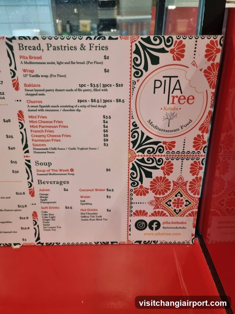 Pita Tree Menu