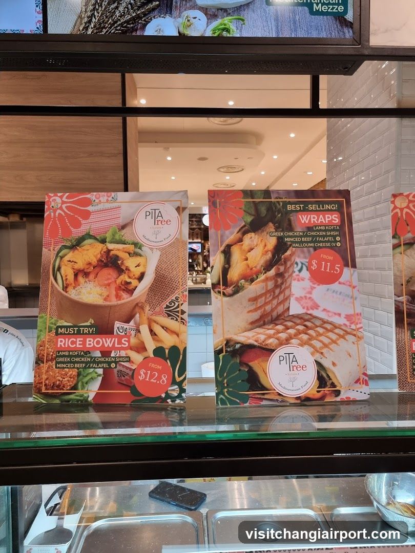 Pita Free Food Stall Display