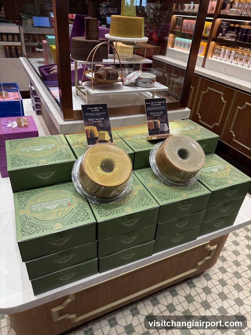 Cake Display in Store