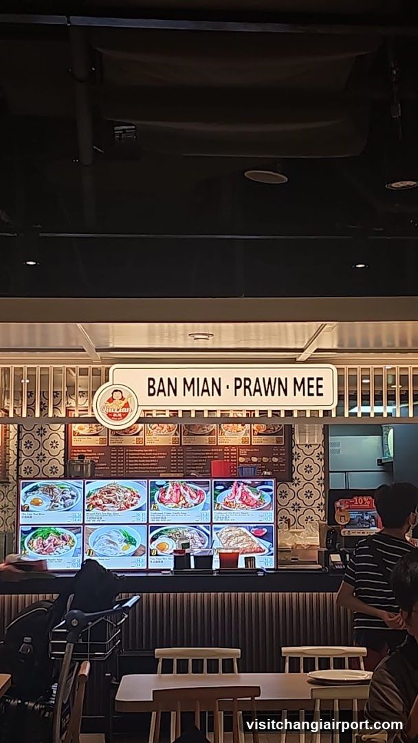 Ban Mian - Prawn Mee Stall Interior View