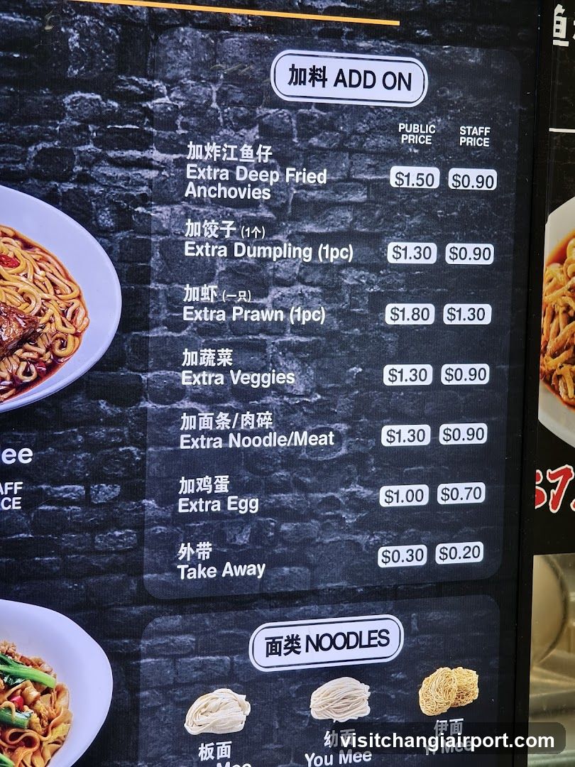 Noodle Shop Menu Board