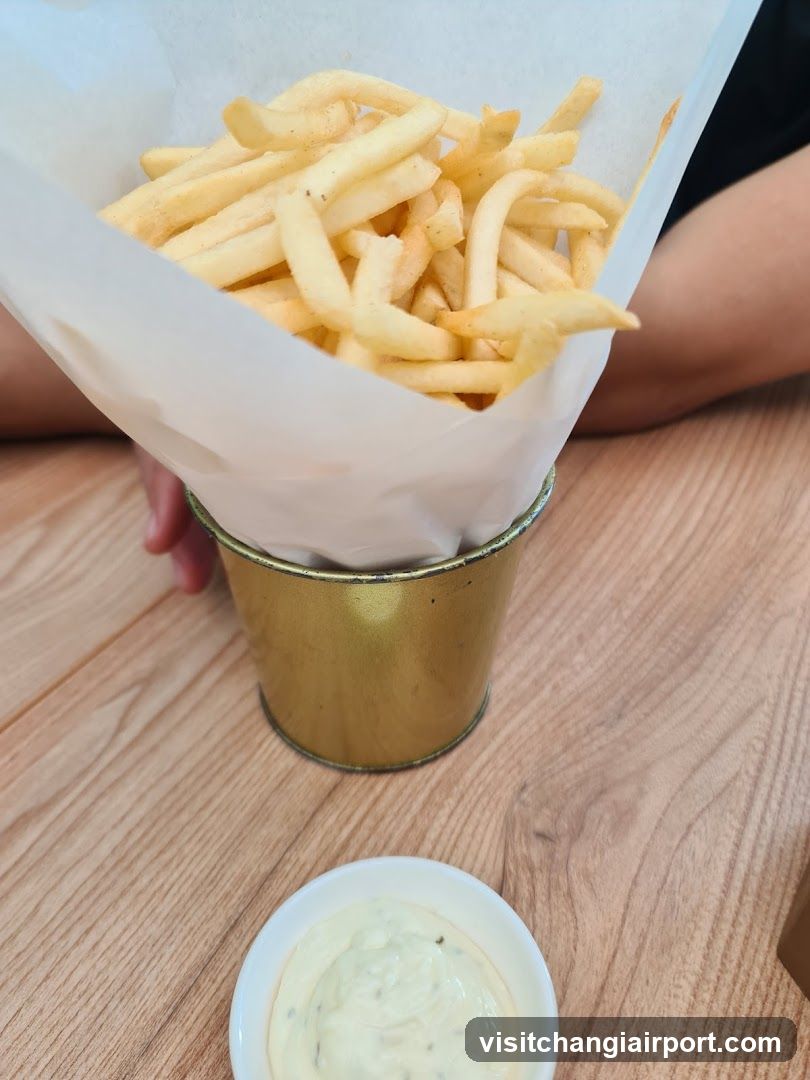 French Fries in Gold Cup