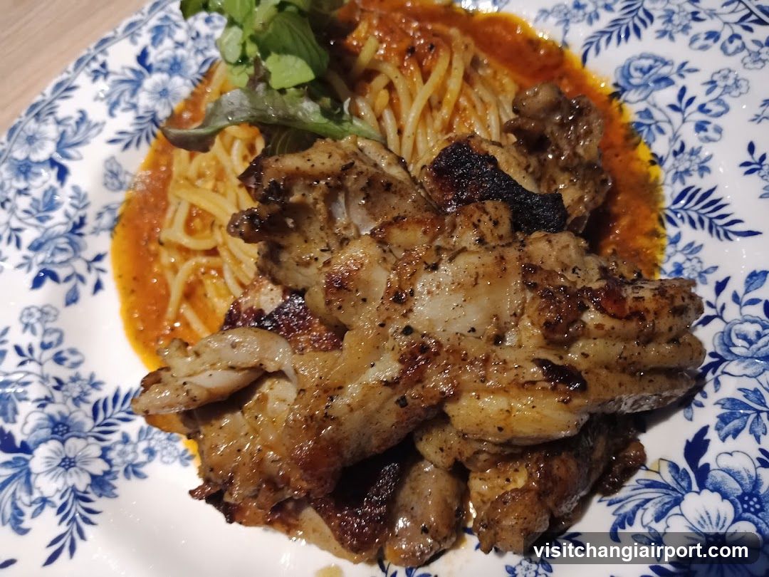 Grilled Chicken with Pasta