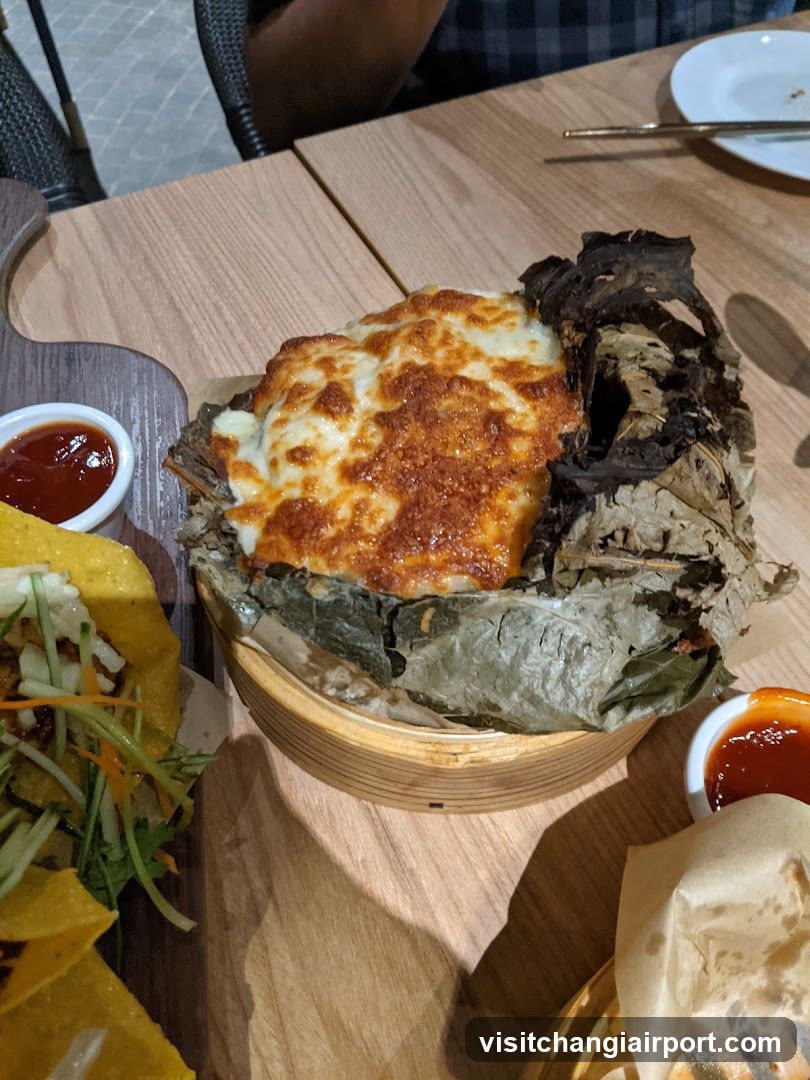 Baked Dish in Leaf Wrapper