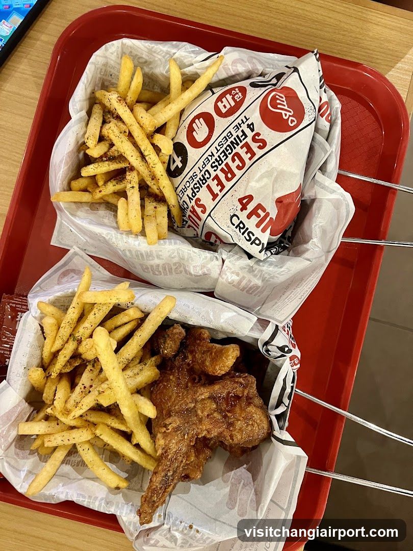 Fried Chicken and Fries Meal