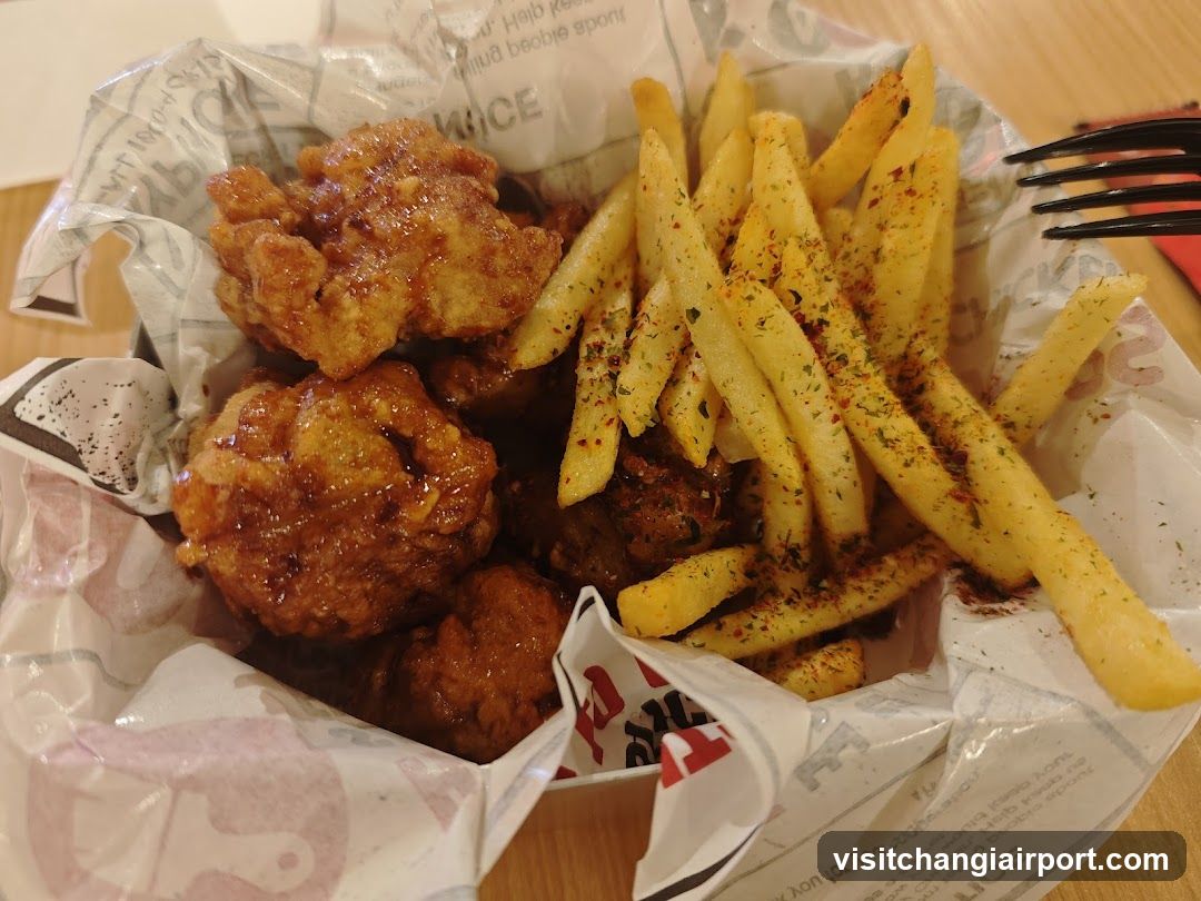 Fried Chicken and Fries Meal