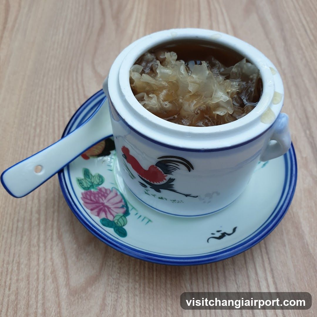 Sponge Porridge in Ceramic Pot