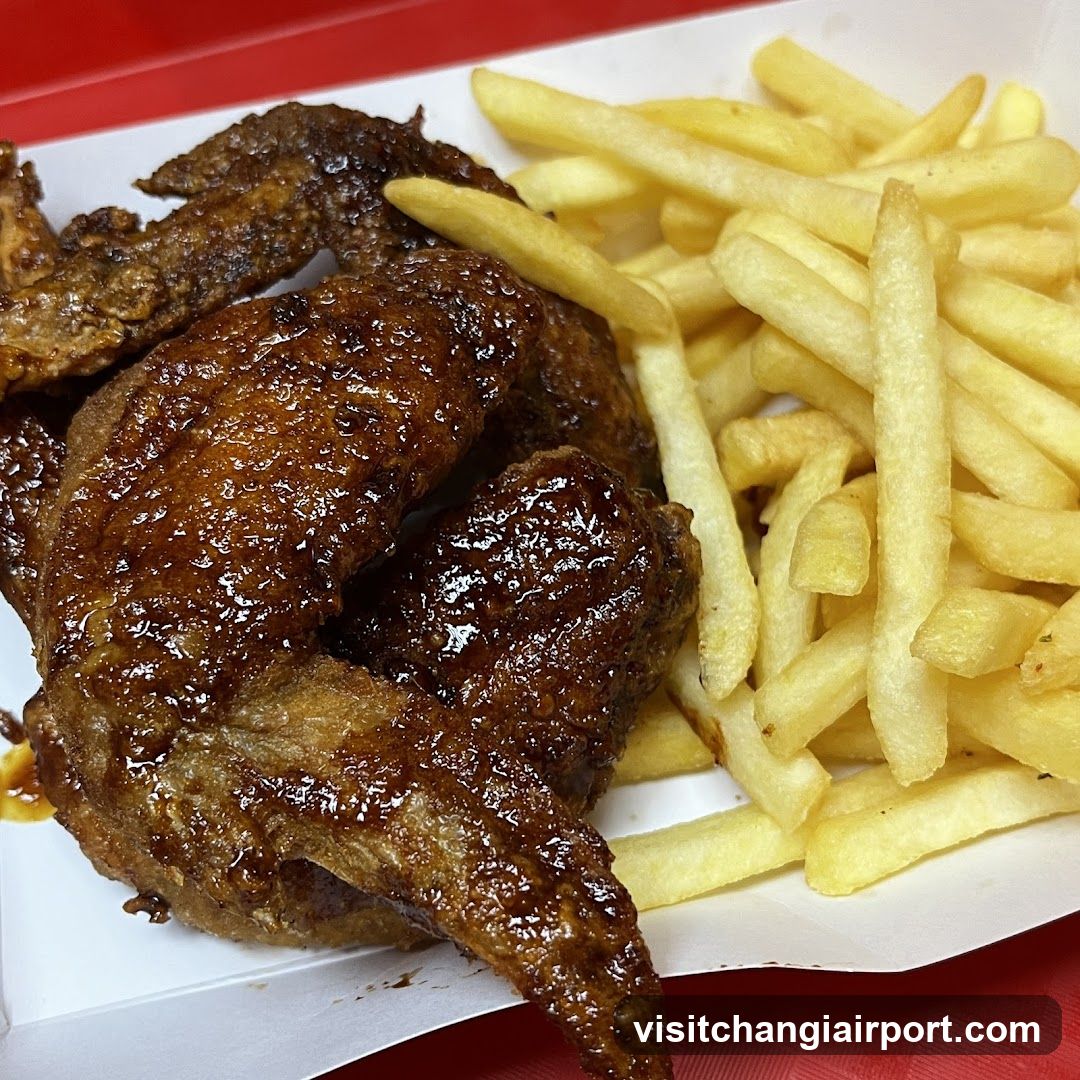 Fried Chicken and Fries