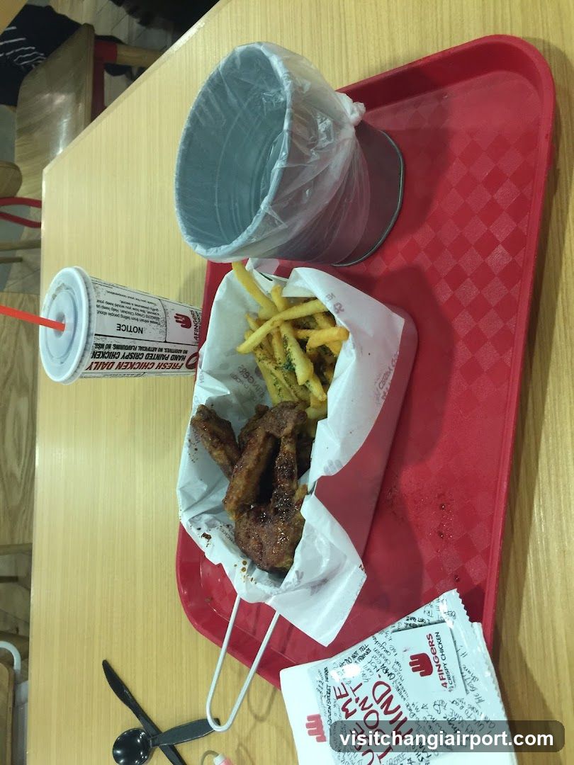 Fast Food Meal on Tray